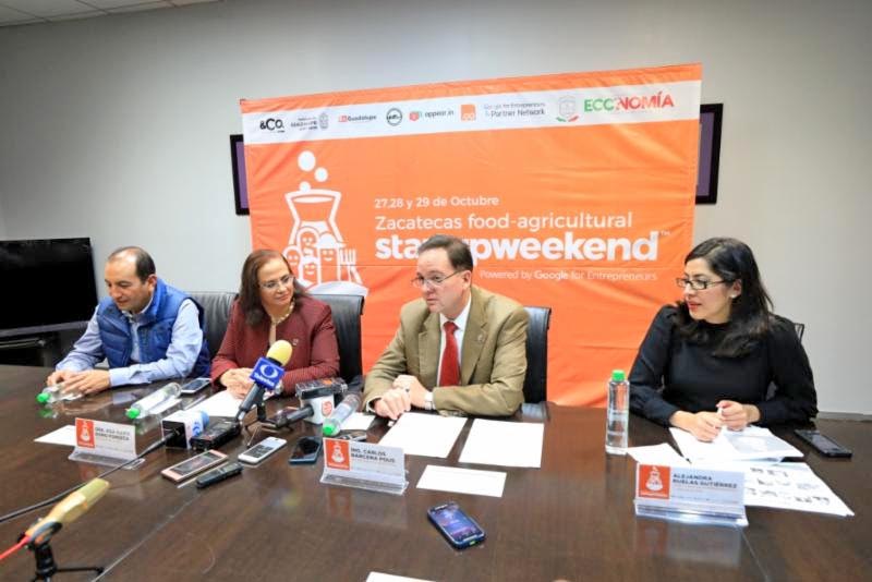 Funcionarios dieron a conocer las actividades en conferencia de prensa ■ FOTO: LA JORNADA ZACATECAS