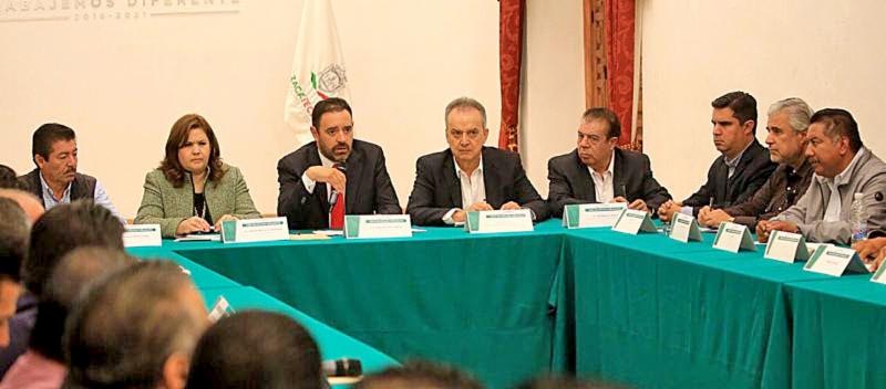 La reunión se celebró en Palacio de Gobierno n foto: la jornada zacatecas