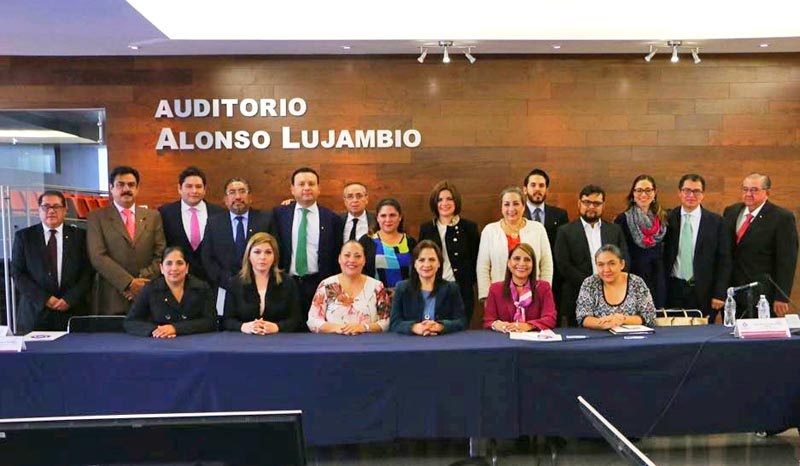 Comisionados integrantes de la Comisión de Gobierno Abierto y Transparencia Proactiva del Sistema Nacional de Transparencia n foto: la jornada zacatecas