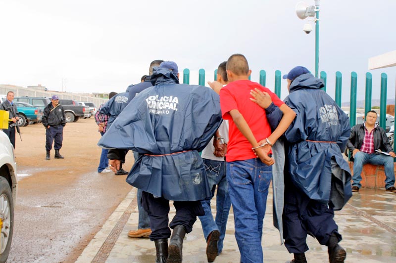 Recientemente una banda de jóvenes infractores fue detenida por elementos de la Dirección de Seguridad Pública; la mayoría de sus integrantes son menores de edad n fotos: susana zacarías