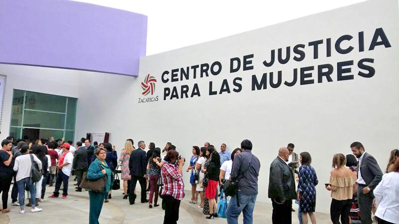 En julio de 2016 fue inaugurado el Centro de Justicia para Mujeres en la capital zacatecana ■ FOTO: RAQUEL OLLAQUINDIA