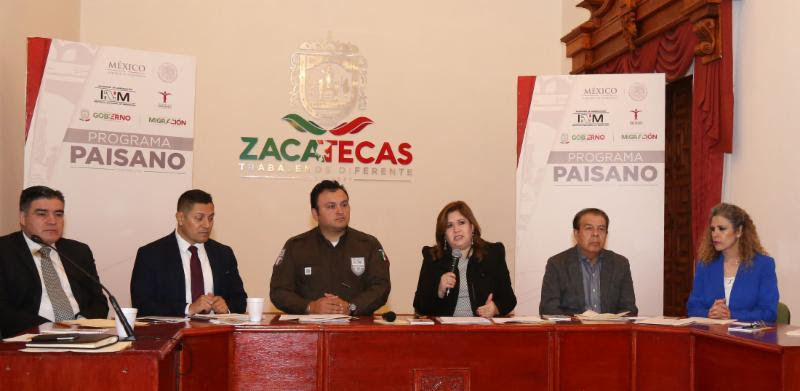Conferencia de prensa de las autoridades n foto: la jornada zacatecas