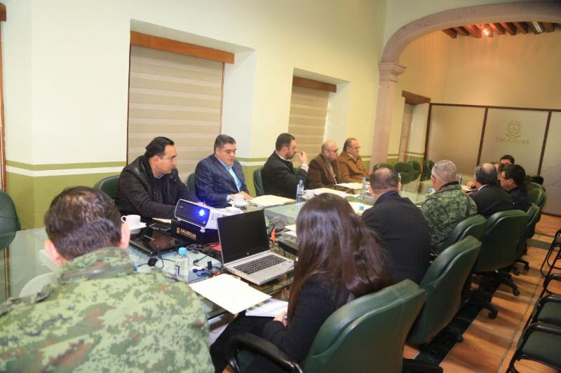 El gobernador encabezó la Segunda Reunión de Coordinación Interinstitucional ■ FOTO: LA JORNADA ZACATECAS