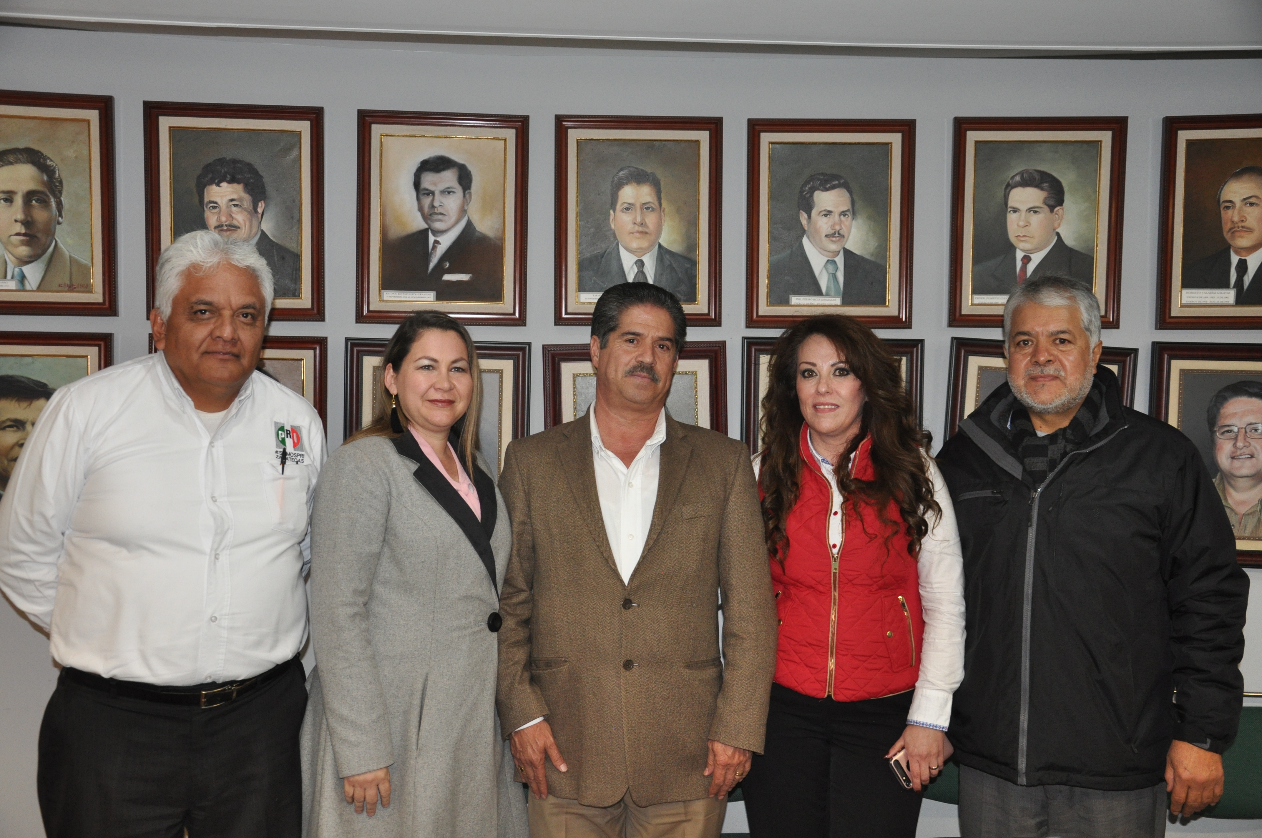 Nuevos integrantes del Comité Directivo Estatal tricolor ■ FOTO: LA JORNADA ZACATECAS