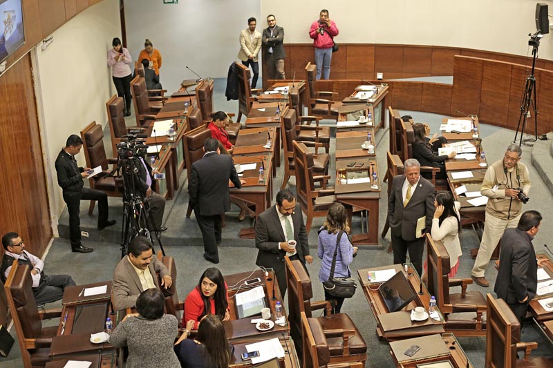 Salón de plenos de la 62 Legislatura n foto: andrés sánchez