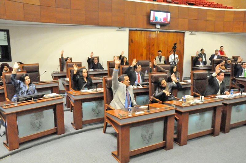 Salón de plenos de la 62 Legislatura ■ FOTO: LA JORNADA ZACATECAS