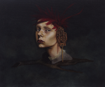 E. Santos secretos. Óleo sobre tela. 60×50 cm.