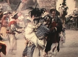 Fotograma de Danza del Peyote en el Museo Zacatecano. Descarga la App RA-muzac en GooglePlay o Ramuzac en Applestore, para que puedas verlo con Realidad Aumentada.