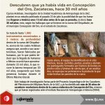 Vida desde hace 30 mil años en Concepción del Oro