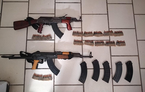 Asegura la Policía Estatal armamento en la comunidad Río Florido, en Fresnillo