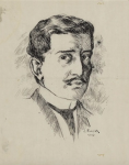 Julio Ruelas. Autorretrato. 1902.