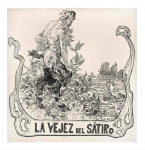 Julio Ruelas. La vejez del sátiro. 1901. Tinta sobre papel. 17 x 16 cm.