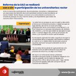 Reforma de la UAZ se realizará con o sin la participación de los universitarios: rector