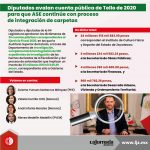 Diputados avalan cuenta pública de Tello de 2020 para que ASE continúe con proceso de integración de carpetas