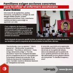 Familiares exigen acciones concretas para localizar al enfermero zacatecano ‘Cuco’ Robles