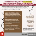 Explosiones de la mina Capstone en el Centro Histórico de Zacatecas ponen en riesgo el patrimonio arquitectónico: activista