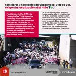 Familiares y habitantes de Chaparrosa, Villa de Cos, exigen la localización del niño Teo (1)
