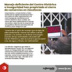 Manejo deficiente del Centro Histórico e inseguridad han propiciado el cierre de comercios en Zacatecas (1)