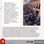 Más de 15 mil universitarios marcharon por la paz (2)