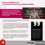 Para consolidar la 4T, es necesario buscar los mejores perfiles