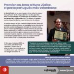 Premian en Jerez a Nuno Júdice, el poeta portugués más velardeano