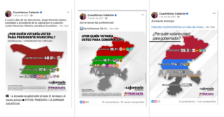 En la elección del 2021, Cuauhtémoc Calderón compartía de manera constante las encuesta de Truedata que publicaba La Jornada Zacatecas. 