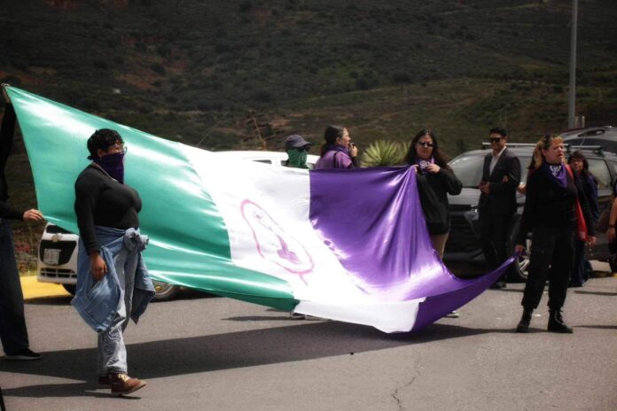 El colectivo feminista compartió un manifiesto en donde expone sus posturas. Foto: Cortesía Movimiento Feminista de Zacatecas