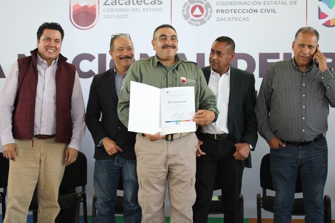 Aplaude cuerpo de bomberos apoyo y respaldo de la administración encabezada por el Gobernador David Monreal Ávila. Foto: Gobierno de Zacatecas
