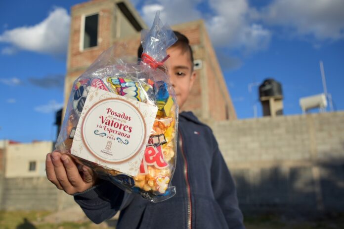 Se entregaron más de 45 mil juguetes y 82 mil bolos. Foto: Ayuntamiento de Guadalupe