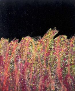 Fernando Jiménez Luévano. Lluvia I. Óleo sobre tela. 120 x 100 cm. 2024.