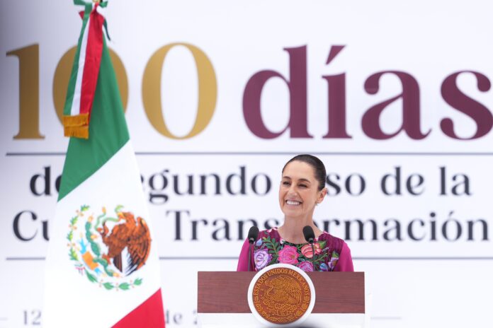La presidenta destacó las obras hechas en Zacatecas. Foto: Gobierno del Estado de Zacatecas