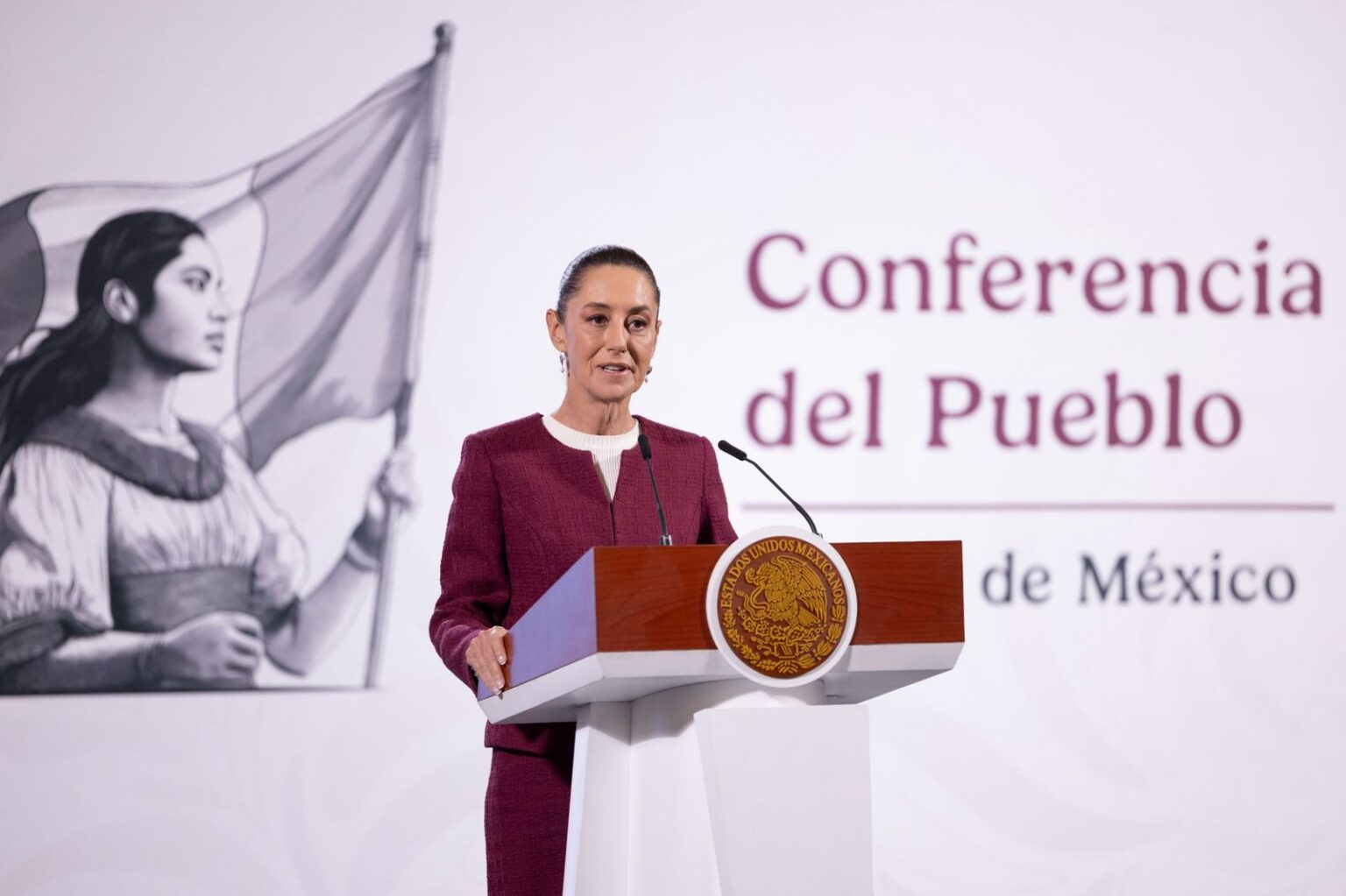 Presidenta: La bandera es un símbolo de la independencia y de la ...