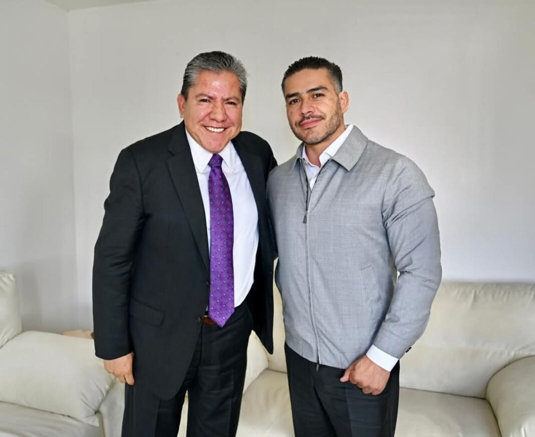 David Monreal se reunió con Omar García Harfuch en la Ciudad de México. Foto: Gobierno del Estado de Zacatecas