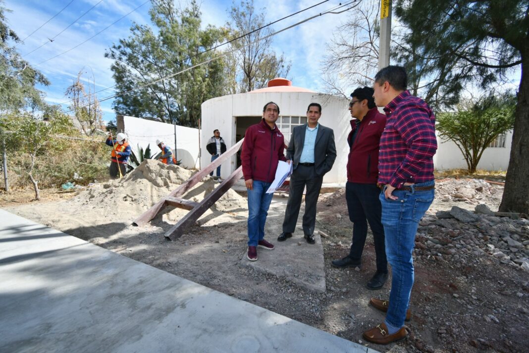 En el lugar también se construyen las oficinas para la Subsecretaría de Prevención Social de la Violencia y la Delincuencia. Foto: Ayuntamiento de Guadalupe