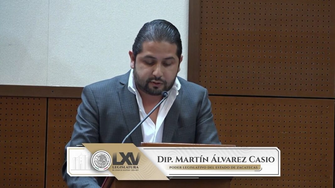 El diputado Martín Álvarez Casio propuso eliminar el actual modelo de designación de cargos en óranos de control de los municipios Foto: Captura de pantalla