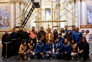 La cúpula se atendió mediante el Programa Plurianual de Aseguramiento de Bienes Culturales. Foto Juan Carlos Basabe, CINAH Zacatecas