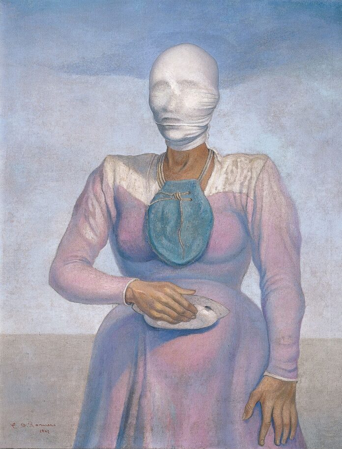 Carlos Orozco. La mandA. Óleo sobre tela. 1942 Colección Museo de Arte Moderno.