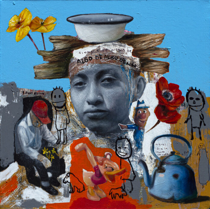 José Luis Ramírez. Algo de algo. 50x50 cm. Óleo sobre lino, 2023