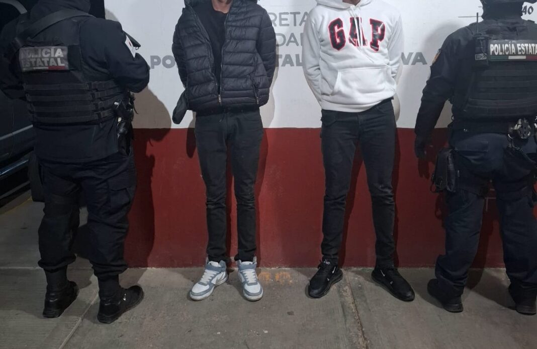 Los detenidos son originarios de Durango y Chihuahua. Foto: Cortesía.
