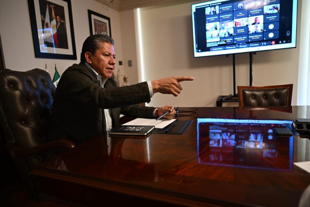 David Monreal Ávila participó en la sesión virtual. Foto: Godezac.