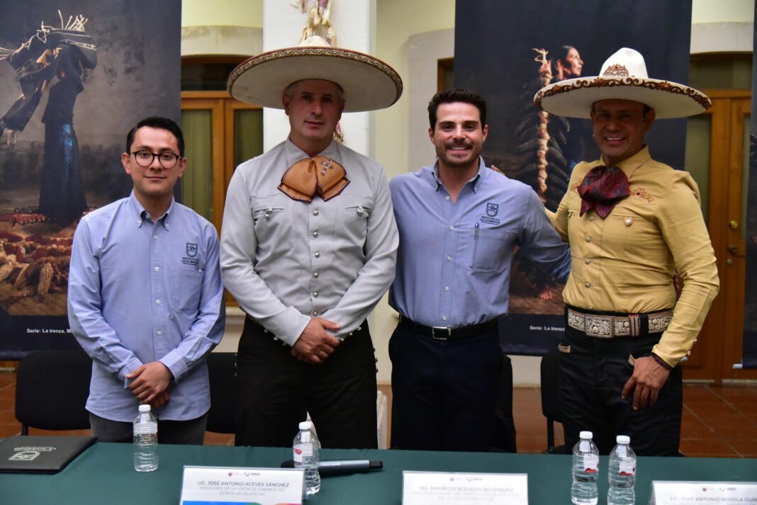 Convienen Gobierno del Estado y Unión de Charros de Zacatecas promover e impulsar el desarrollo integral de las y los jóvenes. Foto: Cortesía.