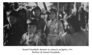 Ismael Guardado durante su estancia en Japón, 1974. Archivo de Ismael Guardado.