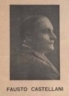 Fausto Castellani. Revista Vita Teatrale No. 32, Año 3, 1912.