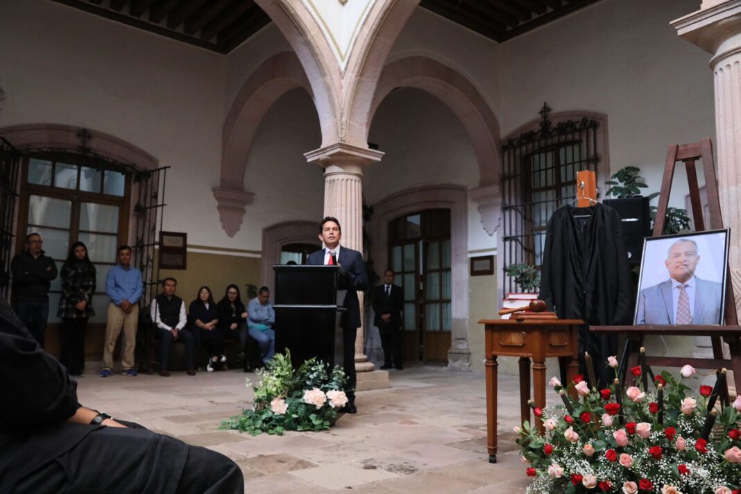 El acto fue encabezado por el magistrado presidente Carlos Villegas Márquez. Foto: Cortesía.