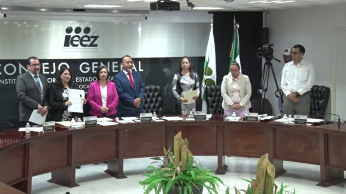 Foto: Por incumplir con el requisito de contar con un promedio mínimo de ocho en la licenciatura en Derecho, Francisco Enrique Pérez Compeán no recibió constancia de mayoría por parte del Instituto Electoral del Estado de Zacatecas (IEEZ). Captura de pantalla.