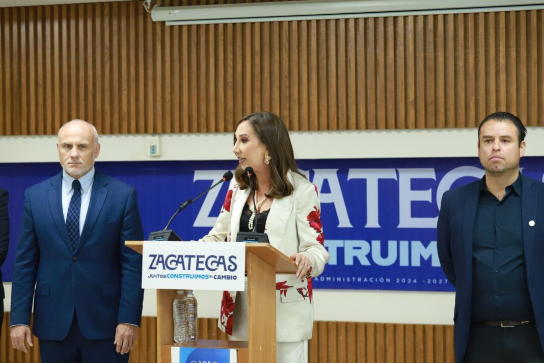 Noemí Luna dijo que es aliada de las y los zacatecanos. Foto: Cortesía.