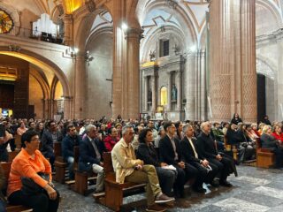Jubileo de los Artistas y la Cultura, con Javier Marín en la Catedral Basílica de Zacatecas.