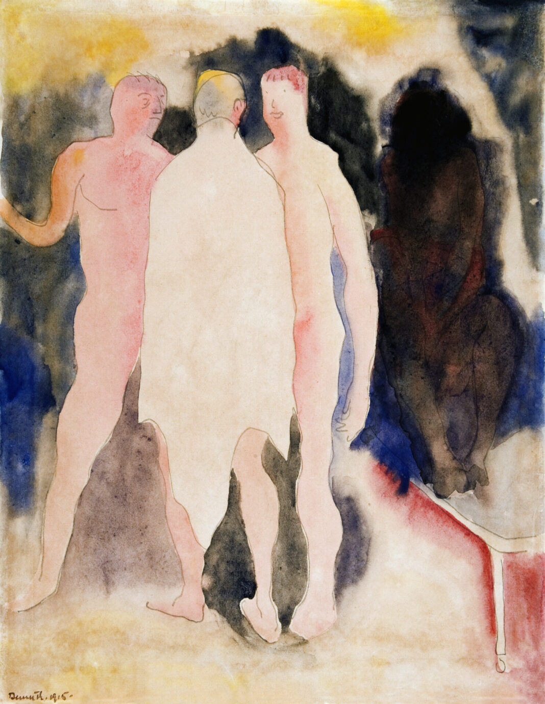 Turkish Bath (1915), de Charles Demuth. Yale University Art Gallery.