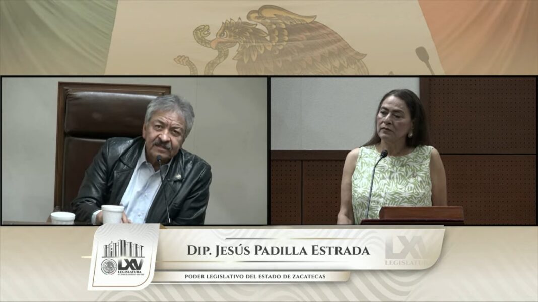 La diputada María Dolores Trejo Calzada alertó sobre plaga de chapulines. Foto: Cortesía.