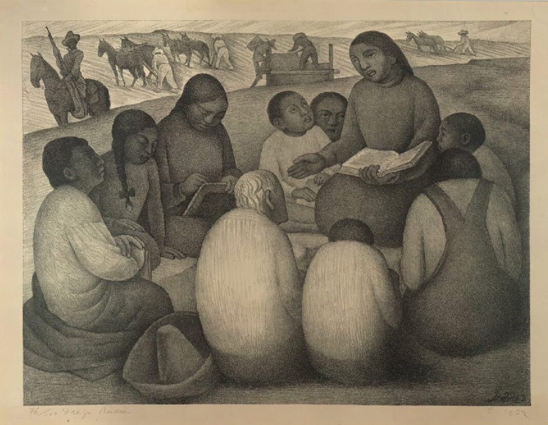 Diego Rivera. La maestra rural. 1932.